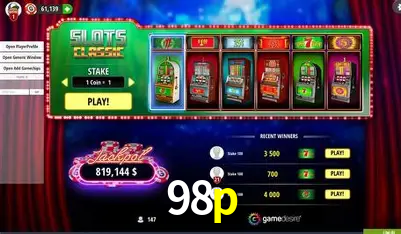 Descubra a Magia dos Jogos de Arcade no 98p